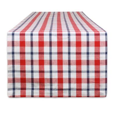 Zingz & Thingz American Plaid Table Runner