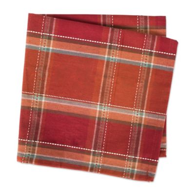 Image showing  Autumn Spice Plaid Napkins