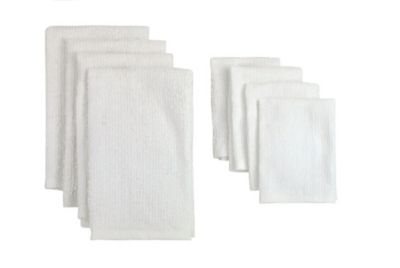 DII Bar Mop Dish Towel and Dishcloth Set, 8 pc.