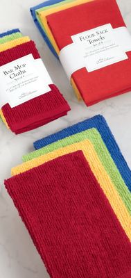 Image showing  Assorted Bar Mop Dish Towel and Dishcloth Set, 8 pc.