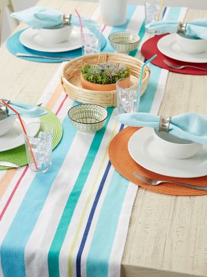 Image showing  Beachy Keen Striped Table Runner, 14 in. x 72 in.