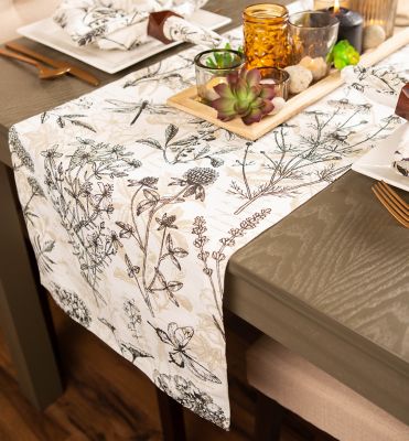 Image showing  Botanical Print Table Runner