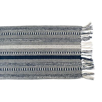 Image showing  Braided Striped Table Runner