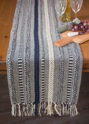 Image showing 5 th DII Braided Striped Table Runner