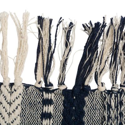 Image showing 7 th DII Braided Striped Table Runner