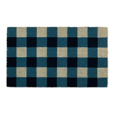 Zingz & Thingz Buffalo Check Doormat