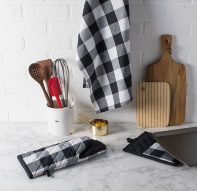 Image showing  Buffalo Checkered Oven Mitt Set, 2 pc.