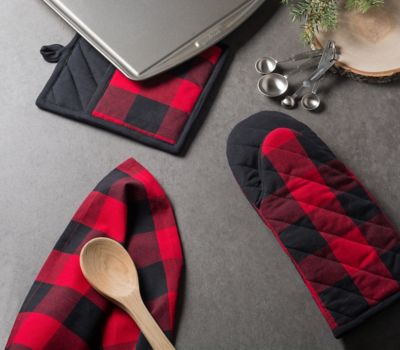 Image showing  Buffalo Checkered Oven Mitt Set, 2 pc.