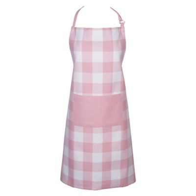 Zingz & Thingz Pink Buffalo Check Chef Apron, 32 in. x 28 in.