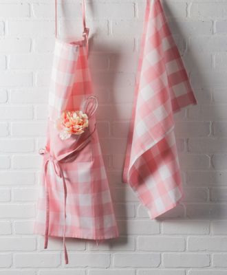 Image showing  Pink Buffalo Check Chef Apron