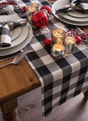 Image showing 7 th DII Buffalo Checkered Table Runner, CAMZ37772