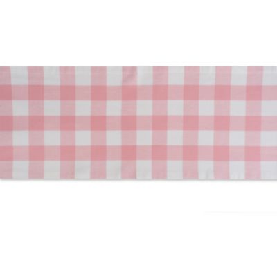 Image showing  Pink Buffalo Check Table Runner, 14 in. x 72 in., For Tables that Seat 4-6 People
