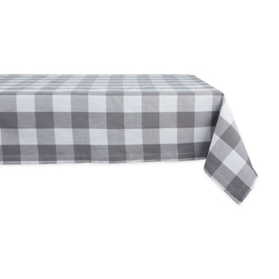 Zingz & Thingz Buffalo Check Cotton Tablecloth