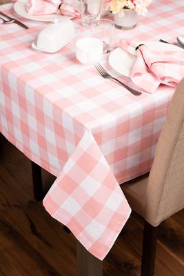Image showing  Pink Buffalo Check Tablecloth