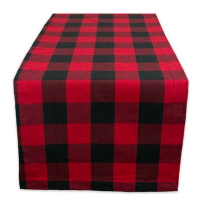 DII Buffalo Checkered Table Runner, CAMZ11569