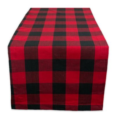 Zingz & Thingz Buffalo Checkered Table Runner, CAMZ11569