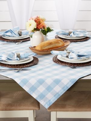 Image showing  Tabletopper Buffalo Checkered Cotton Tablecloth