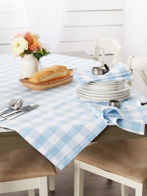 Image showing  Tabletopper Buffalo Checkered Cotton Tablecloth