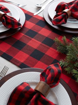Image showing 5 th DII Buffalo Checkered Table Runner, CAMZ11569