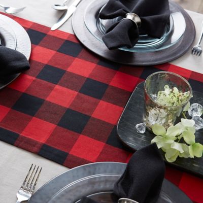 Image showing 7 th DII Buffalo Checkered Table Runner, CAMZ11569