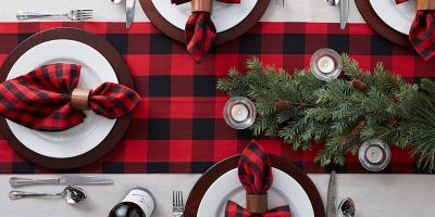 Image showing 8 th DII Buffalo Checkered Table Runner, CAMZ11569