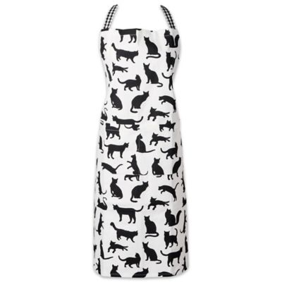 Zingz Home Cat Print Chef Apron, 28 in. x 35 in.