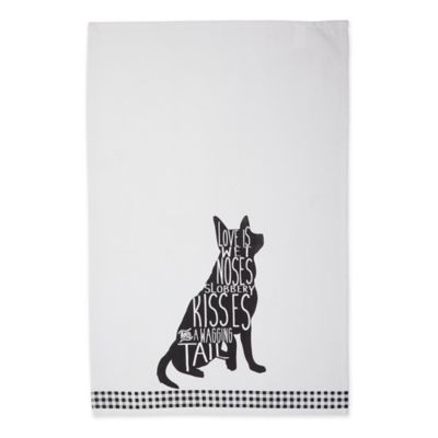 Image showing  Assorted Dog Prints Dish Towel Set, 2 pc.