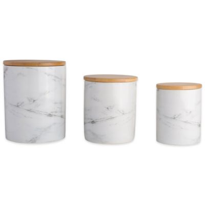 Image showing  Marble Ceramic Canister Set