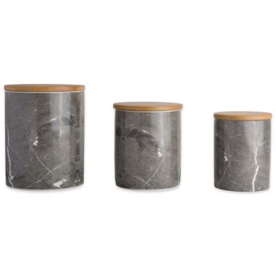 Image showing  Marble Ceramic Canister Set