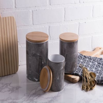 Image showing  Marble Ceramic Canister Set