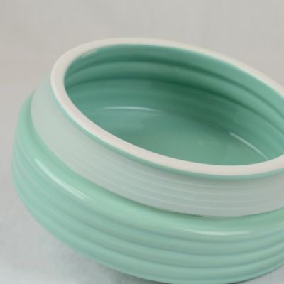 Image showing  Aqua Ceramic Cookie Jar