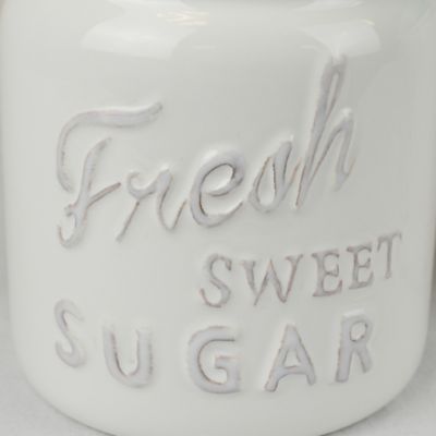 Image showing  5.6 in. Red Ceramic Jar Canisters, 3 pc.