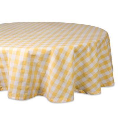 Zingz & Thingz Checkers Round Tablecloth