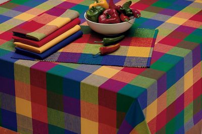 Image showing  Checkered Indian Summer Napkins, 4 pc.