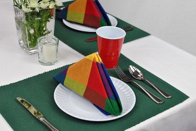 Image showing  Checkered Indian Summer Napkins, 4 pc.