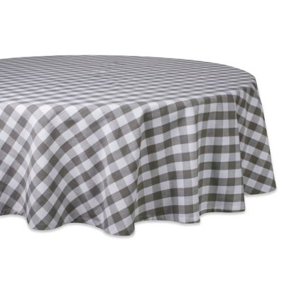 Zingz & Thingz Checkers Round Tablecloth