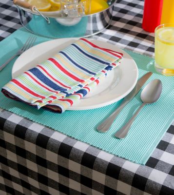 Image showing  Checkers Square Tablecloth
