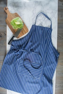 Image showing 6 th DII Pinstriped Chef Apron