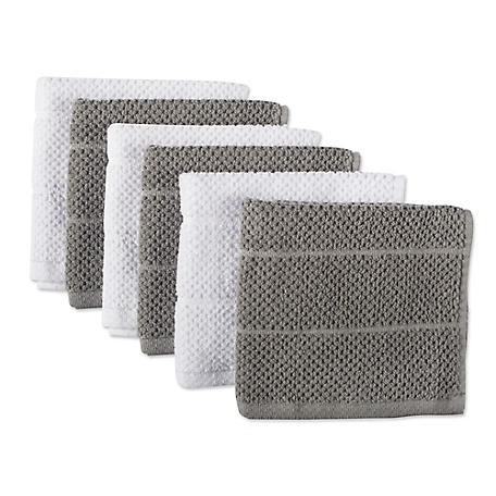 Zingz & Thingz Basic Chef Terry Dish Cloth Set, 12 in. x 12 in., 6 pc.