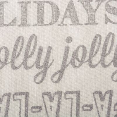 Image showing 6 th DII Silver Christmas Collage Table Runner, 14 in. x 108 in.