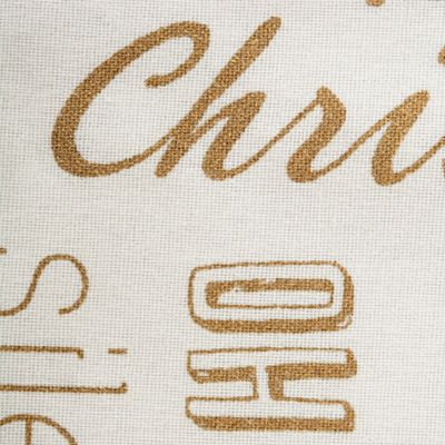 Image showing  Gold Christmas Collage Cloth Napkin Set, 20 in. x 20 in., 6 pc.