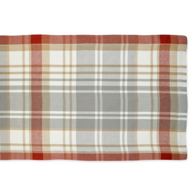 Image showing 2 th DII Thanksgiving Cozy Picnic Plaid Table Runner