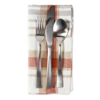 Image showing  Thanksgiving Cozy Picnic Plaid Napkin Set