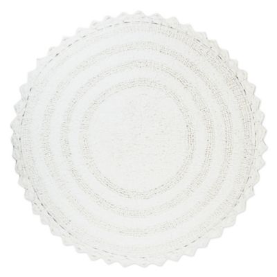 Zingz & Thingz Round Crochet Bath Mat