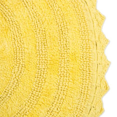 Image showing 5 th DII Crochet Cotton Round Bath Mat