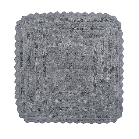 Zingz & Thingz Crochet Square Bath Mat, 24 in. x 24 in.