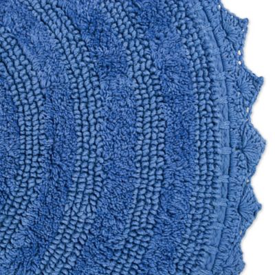 Image showing 5 th DII Crochet Cotton Round Bath Mat