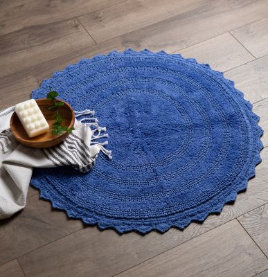 Image showing 6 th DII Crochet Cotton Round Bath Mat