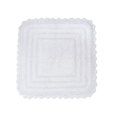 Zingz & Thingz Crochet Square Bath Mat, 24 in. x 24 in.