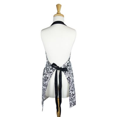 Image showing  Damask Apron, Black
